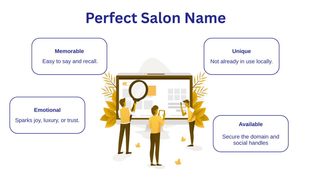how to find perfect beauty salon name