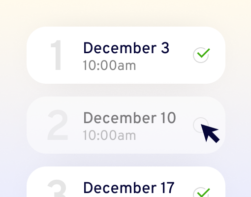 Recurring Scheduling​
